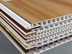 huaxiajie নতুন শৈলী কাঠ প্লাস্টিক কম্পোজিট দেয়াল আবরণ প্যানেল লিভিং পপ রুম জন্য siding