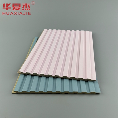 হোম দেওয়াল প্রসাধন জন্য গোলাপী আধুনিক নকশা laminated wpc দেওয়াল প্যানেল