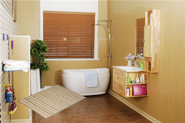 ভালো দাম অভ্যন্তর প্রসাধন জন্য 200 * 6 মিমি পুনর্ব্যবহারযোগ্য Laminated WPC প্রাচীর প্যানেল অনলাইন