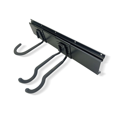 ভালো দাম গ্যারেজ স্টোরেজ মেটাল স্ল্যাটওয়াল প্যানেল হুক এবং স্ক্রু সহ কালো রঙ অনলাইন