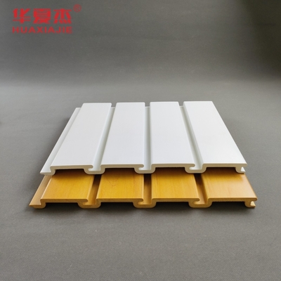স্তরিত / কাঠ শস্য PVC Slatwall প্যানেল ফায়ারপ্রুফ মাল্টি রঙ