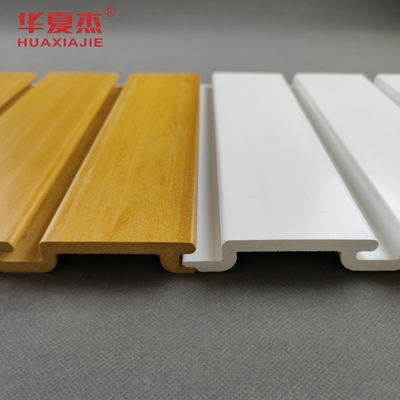 স্তরিত / কাঠ শস্য PVC Slatwall প্যানেল ফায়ারপ্রুফ মাল্টি রঙ