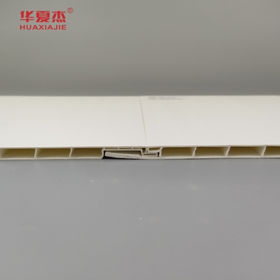 উচ্চ মানের 12'' দীর্ঘস্থায়ী 96% পিভিসি ওয়াল প্যানেল সাদা কারখানা প্রসাধন
