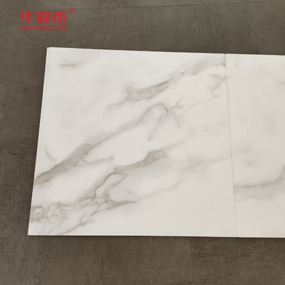 উচ্চ মানের সাদা মার্বেল Wpc ওয়াল প্যানেল 600x9mm স্তরিত Wpc বোর্ড জলরোধী পরিষ্কার করা সহজ