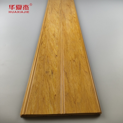প্রকৃতি কাঠ Wpc Wainscoting প্যানেল ওয়াটারপ্রুফ Wpc ওয়াল প্যানেল Wainscot জন্য বাথরুম সজ্জা