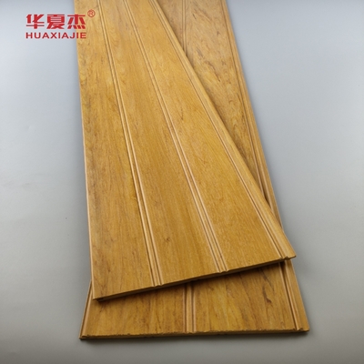 প্রকৃতি কাঠ Wpc Wainscoting প্যানেল ওয়াটারপ্রুফ Wpc ওয়াল প্যানেল Wainscot জন্য বাথরুম সজ্জা