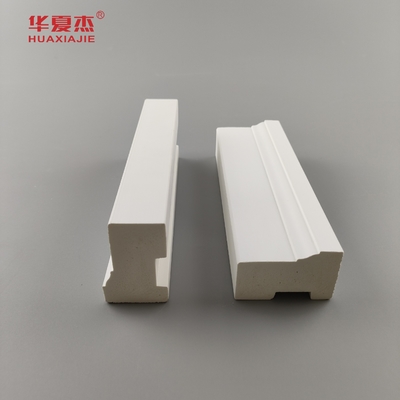 খরচ মূল্য wpc Brickmold 2'' কাঠের দানা পিভিসি দরজা ফ্রেম ছাঁচনির্মাণ জলরোধী হোম / অফিস সজ্জা