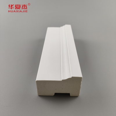 খরচ মূল্য wpc Brickmold 2'' কাঠের দানা পিভিসি দরজা ফ্রেম ছাঁচনির্মাণ জলরোধী হোম / অফিস সজ্জা