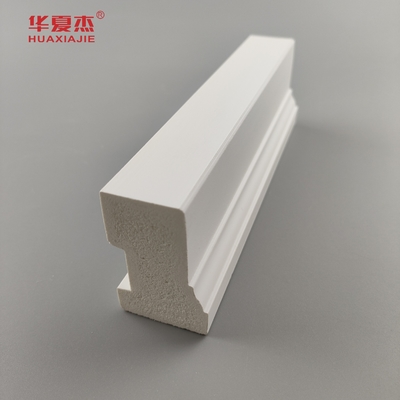 খরচ মূল্য wpc Brickmold 2'' কাঠের দানা পিভিসি দরজা ফ্রেম ছাঁচনির্মাণ জলরোধী হোম / অফিস সজ্জা