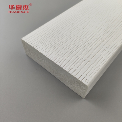 পাইকারি ট্রিম বোর্ড সাদা ভিনাইল 5/4inx4inx12ft পরিবেশ বান্ধব পিভিসি ফোম ছাঁচনির্মাণ আবাসিক প্রসাধন জন্য পিভিসি প্রোফাইল