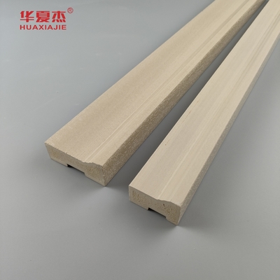খরচ মূল্য 50mm 76mm Wpc Brickmold Wpc দরজার ফ্রেম কাঠের দানা আউটডোর সজ্জা