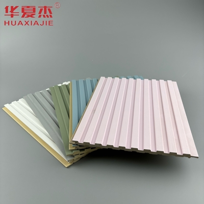 হোম দেওয়াল প্রসাধন জন্য গোলাপী আধুনিক নকশা laminated wpc দেওয়াল প্যানেল