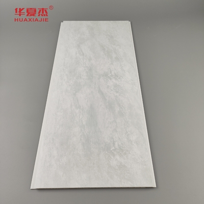 250mmx8mm মুদ্রণ ধূসর পিভিসি মার্বেল দেয়াল প্যানেল শৈলী এবং স্থায়িত্ব