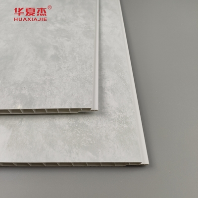 250mmx8mm মুদ্রণ ধূসর পিভিসি মার্বেল দেয়াল প্যানেল শৈলী এবং স্থায়িত্ব