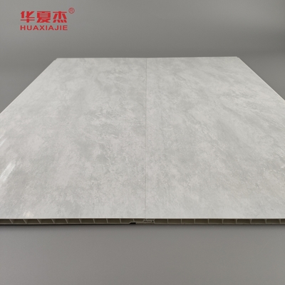 250mmx8mm মুদ্রণ ধূসর পিভিসি মার্বেল দেয়াল প্যানেল শৈলী এবং স্থায়িত্ব
