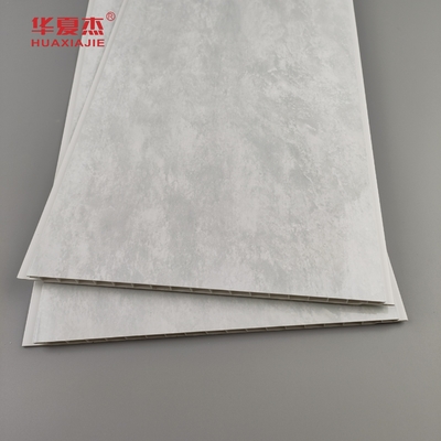 250mmx8mm মুদ্রণ ধূসর পিভিসি মার্বেল দেয়াল প্যানেল শৈলী এবং স্থায়িত্ব