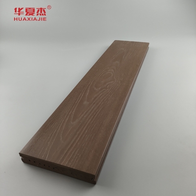 অ্যান্টি-কোরোসিওন WPC কম্পোজিট Decking জলরোধী বহিরঙ্গন বাগান মেঝে