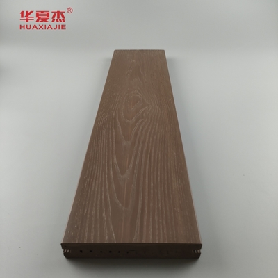 অ্যান্টি-কোরোসিওন WPC কম্পোজিট Decking জলরোধী বহিরঙ্গন বাগান মেঝে