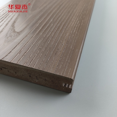 অ্যান্টি-কোরোসিওন WPC কম্পোজিট Decking জলরোধী বহিরঙ্গন বাগান মেঝে