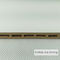 অভ্যন্তরীণ Wpc ওয়াল প্যানেল সাদা স্তরিত রঙ 600mm প্রস্থ X 9mm বেধ