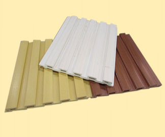 ভালো দাম কাঠ প্লাস্টিক কম্পোজিট Wpc ওয়াল Cladding চার Grooves Moldproof অনলাইন