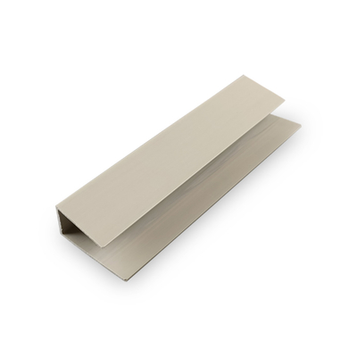 শেষ ক্যাপ ছাঁচনির্মাণ Pvc Slatwall প্যানেল আলংকারিক সাদা কালো ধূসর রঙ