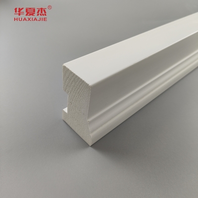 ভালো দাম খরচ মূল্য wpc Brickmold 2'' কাঠের দানা পিভিসি দরজা ফ্রেম ছাঁচনির্মাণ জলরোধী হোম / অফিস সজ্জা অনলাইন
