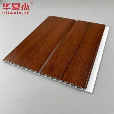 ভালো দাম Home দেয়াল সজ্জা জন্য Rrd Wood Grain U- আকৃতির পিভিসি ওয়াল প্যানেল পিভিসি ছাদ প্যানেল অনলাইন