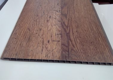 ভালো দাম Laminated প্রক্রিয়া ব্যবহার করে কাঠের শস্য Pvc প্লাস্টিক মিথ্যা ওয়াল অনলাইন